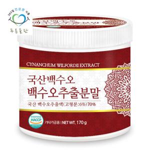 푸른들판 국내산 백수오 추출 분말 가루 170g 1통