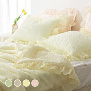 쿨링 시어서커 에이드 프릴 여름 차렵이불 SS 패드세트