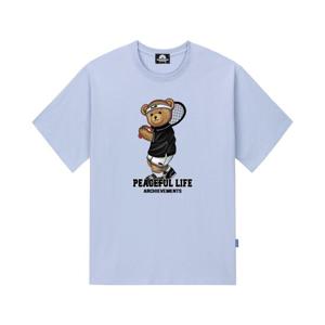 [트립션]TENNIS BOY BEAR T-SHIRTS - PURPLE