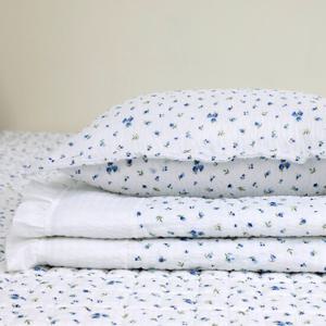 쁘띠 시어서커 리플 차렵이불+베개커버2 세트 Q