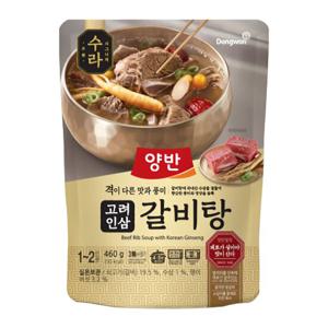양반수라 고려인삼갈비탕 460g x 3개