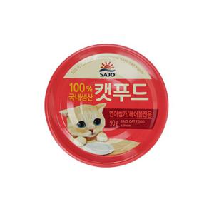 사조 캣푸드 고양이캔 90g 24개-연어헤어볼