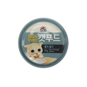 사조 캣푸드 고양이캔 90g 24개-멸치