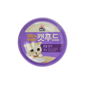 사조 캣푸드 고양이캔 90g 24개-맛살