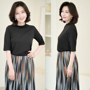 [쉬즈마담]T56285 중년여성 쿨인견 7부반폴라티/엄마옷