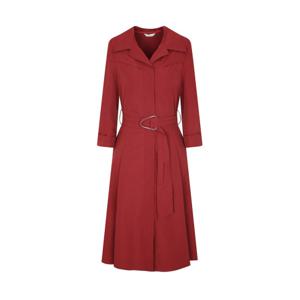 스커트 주름 장식 셔츠 원피스 GK8A0OP30