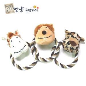 [특가]멍냥구멍가게 반려동물 장난감 - 사파리 치실토이 13cm