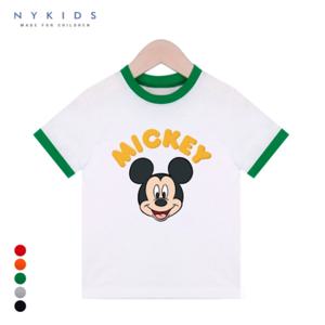 [NY kids]디즈니 반팔티(배색) G129