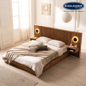 잉글랜더 메종 템바보드 침대(Sweet Slumber 9존 매트-Q)