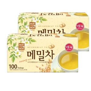 꽃샘 메밀차 100T X 2개