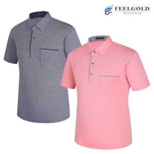 [필골드] 파크타운 맥클라니 인견 반팔 카라 티셔츠 PT401n402