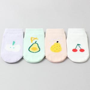 [노디자인] C제나망사 발목 4켤레 세트 아기 유아양말 아동양말