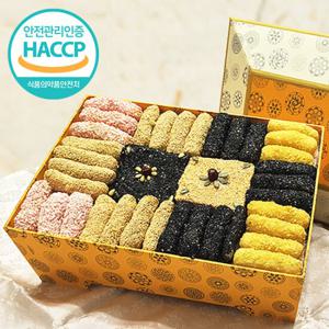 [웰굿]HACCP 강릉 명품 수제전통한과 4단 선물세트 3A(3kg)