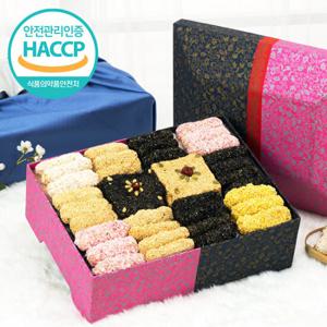[웰굿]HACCP 강릉 명품 수제전통한과 4단 선물세트 3B(3kg)