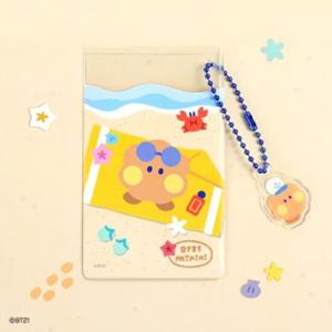 BT21 클리어 카드 포켓 서머 스카이-RJ