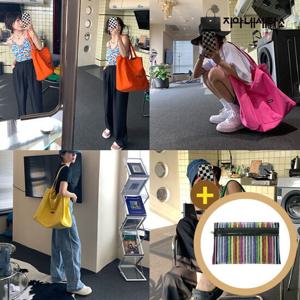 [지아네세탁소] 통큰친구+레인보우파우치 숄더백 여성가방