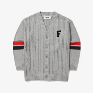 [휠라키즈]키즈 5라인 니트 가디건(FK2STE3101X_LML)