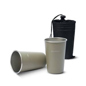 스텐 다용도컵 520ml 2P set(샌드) /맥주컵 /캠핑용컵