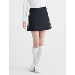빈폴골프 여성 블랙 H라인 백플리츠 큐롯 BJ2926A265