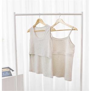 [보리맘]여름 수유 나시 코튼 수유복 숨김 수유구 민소매 ta