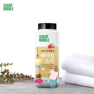 슈가버블 베이킹소다 500g 용기형 / 주방 청소 과일 야채 세정