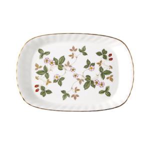 웨지우드 와일드스트로베리 19cm 직사각접시 1p