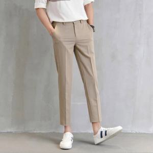 [제라카] 남자 9부 슬랙스 캐주얼 바지 봄 여름 가을 PT560