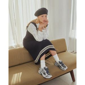 [플라스틱아일랜드] 예쁜 브이넥 니트원피스