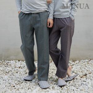 마누아 선염기모 순면 9부 파자마 AP9-326