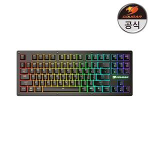쿠거 PURI TKL RGB 유선 게이밍 텐키리스 적축 기계식 키보드