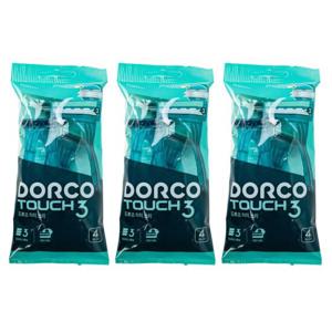 도루코 터치3 휴대용면도기 4P X 3개