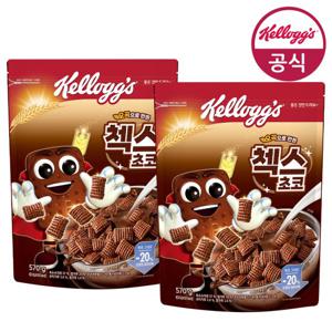 켈로그 오곡 첵스초코 570g x 2개