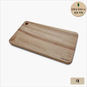 프리미엄 캄포 통원목 라운드 홀 도마 대