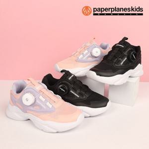 [페이퍼플레인키즈]키즈 다이얼 운동화 아동 슈즈 신발 어린이 초등 학생 주니어 여아 남아 아동화 PK7046