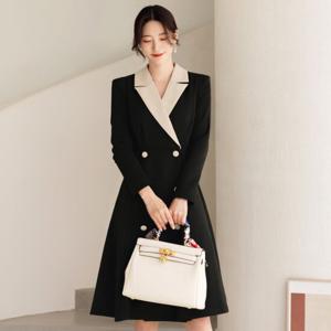 [시크라인] 발렌티나 더블버튼 원피스