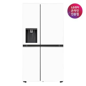 [LG전자 공식인증점] LG 디오스 오브제컬렉션 얼음정수기냉장고 J814MHH12