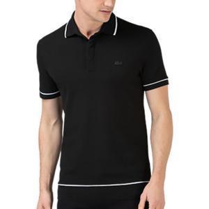 [라코스테][LACOSTE] 프리미엄 반팔카라티 레귤러핏 (블랙)