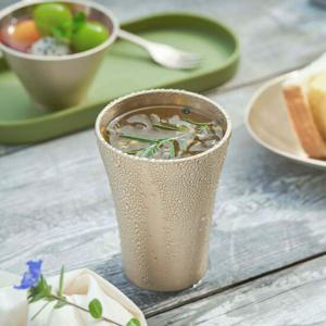 [광명유기] 방짜 유기 물컵 텀블러 2p