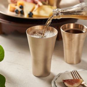 [광명유기] 방짜 유기 롱텀블러 2p