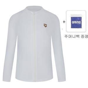 아레나]윙윙 아동 짚업 래쉬가드A3BB1BC04WHT-MN