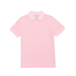 [브룩스브라더스] BB_[여성] 22SS 여성 수피마 코튼 골든 플리스 패치 폴로 (핑크) (87100003