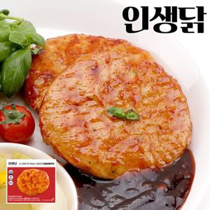 인생닭 소스담은 닭가슴살 스테이크 숯불바베큐맛 130g 30팩