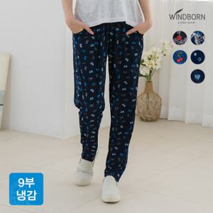 남여 냉감 패턴/캐릭터 여름 9부 파자마 택1