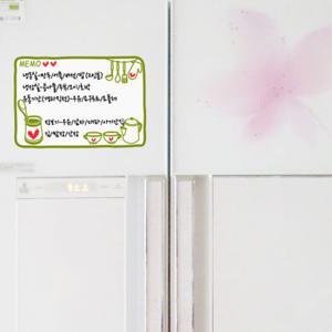 [꾸밈]ia012-냉장고메모판(칠판시트)-보드펜증정/칠판시트/메모