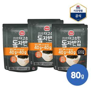 [사조대림]더 고소한 자반김돌자반 80g X 3개 /김자반/조미김