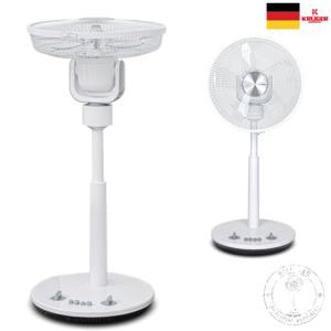 크루거 90도 상하각도조절 14인치 5엽날개 스탠드 선풍기 KRF-1461NK 좌석용