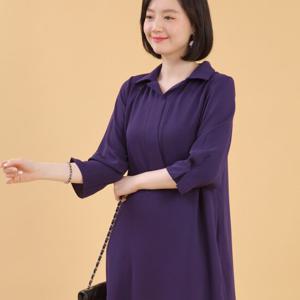 애비뉴투지 엄마옷 소피아 셔츠 칠부 봄여름 정장 원피스 K06353