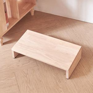H61072 고무나무 책상 일자 발판 480 1color (무배)