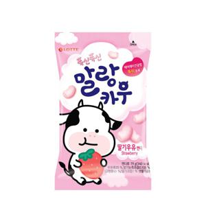 롯데 말랑카우 딸기 79g X10개