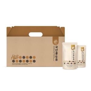 건국대 맷돌방식 진한 콩 두유 160ml 20개